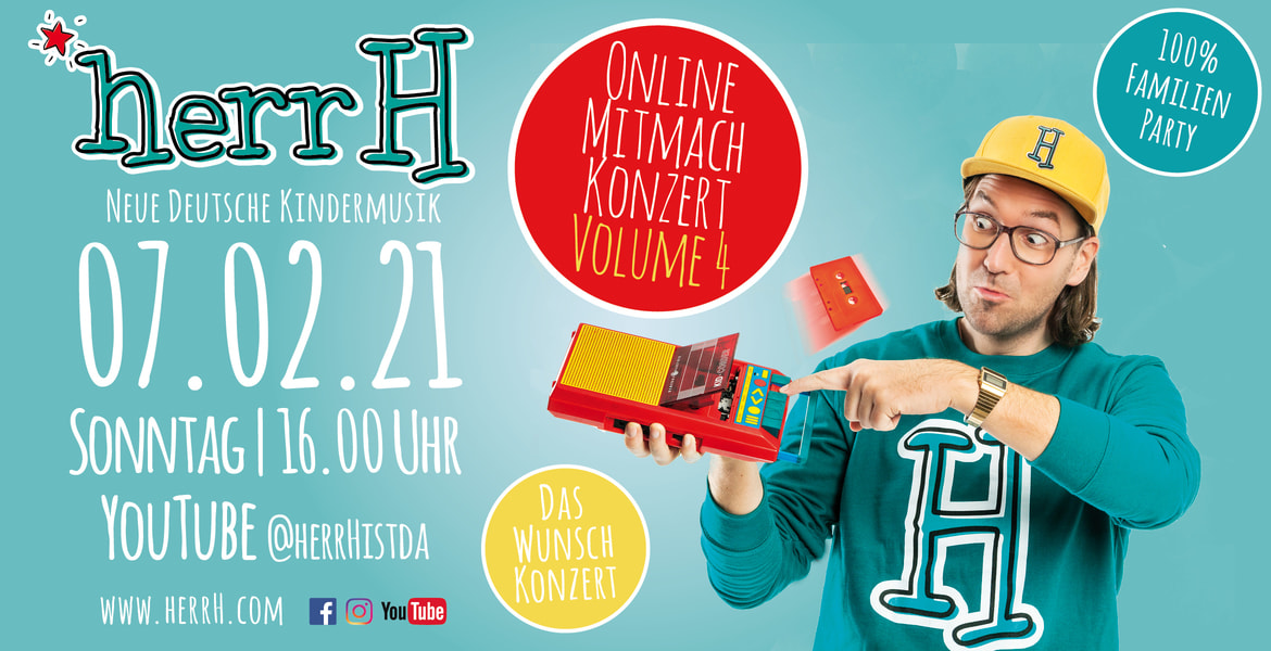 Tickets herrH, Online-Mitmach Konzert in Internet